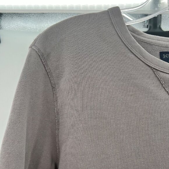 J.Crew Women's Long Sleeve Pullover Top Stone Gray Size Small - Picture 3 of 9